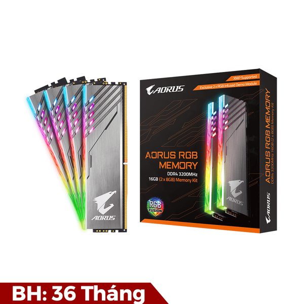 Ram AORUS RGB 2x8G - 3200MHz (2x Ram stick only)