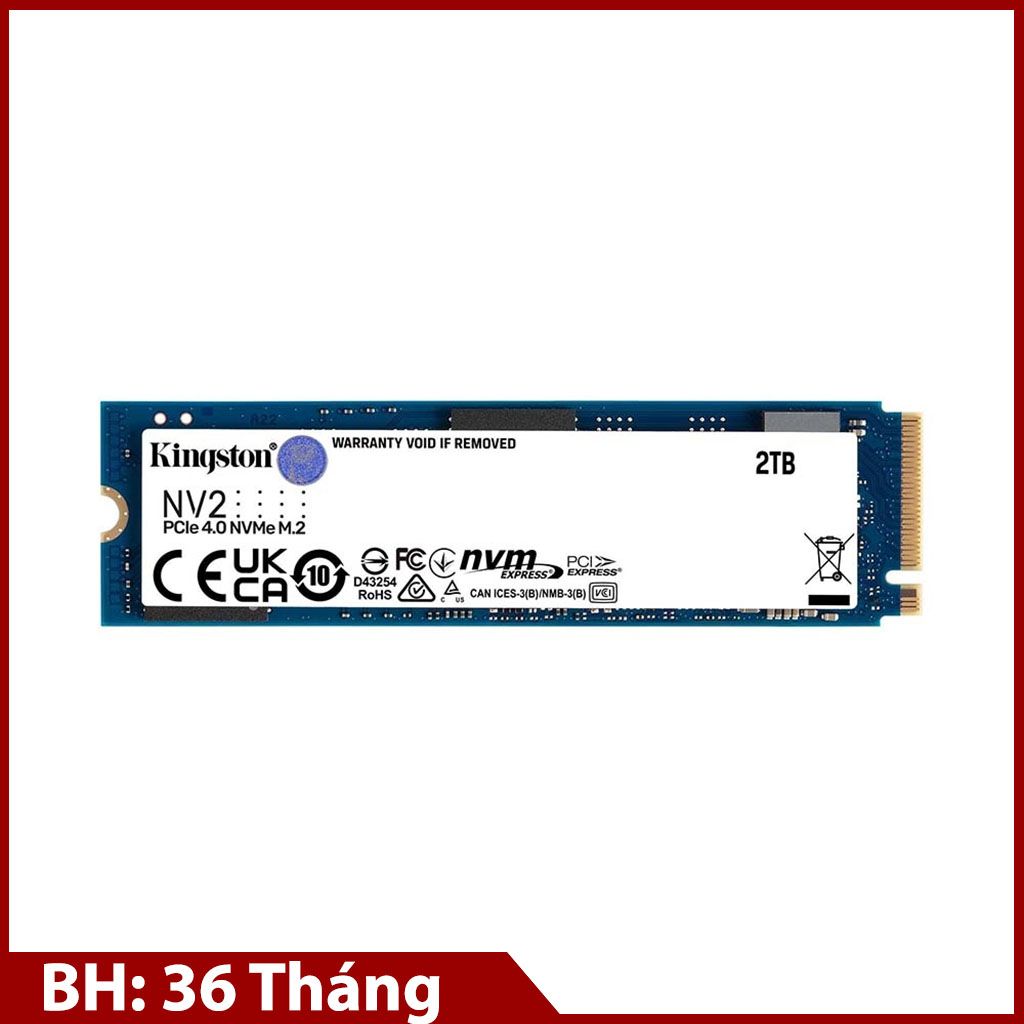 SSD Kingston NV2 M.2 PCIe Gen4 x4 NVMe 2TB SNV2S/2000G