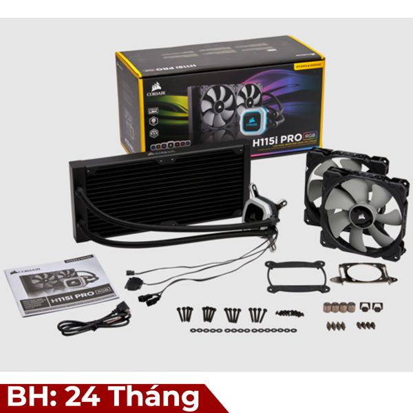 Tản nhiệt AIO Corsair Hydro Series H115i Pro RGB 280mm