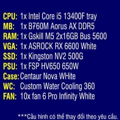 PC tản nước Custom TEKPC W9