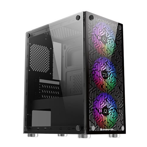 Case Xigmatek NYX 2 mặt kính (M-ATX 3 fan)