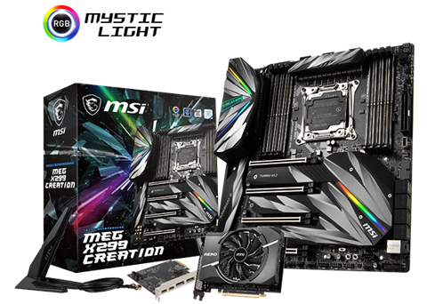 Mainboard MSI MEG X299 CREATION - Socket 2066