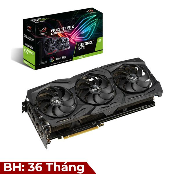 VGA ASUS GTX 1660 TI 6GB ROG STRIX GAMING A6G