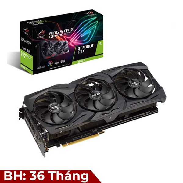 VGA ASUS GTX 1660 TI 6GB ROG STRIX GAMING O6G