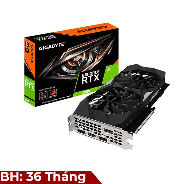 VGA Gigabyte RTX 2060 WINDFORCE OC 6G