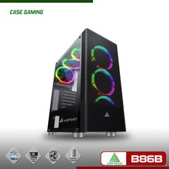 Case VSP B86 Full ATX (Black - White - Pink )