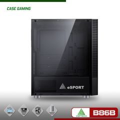 Case VSP B86 Full ATX (Black - White - Pink )