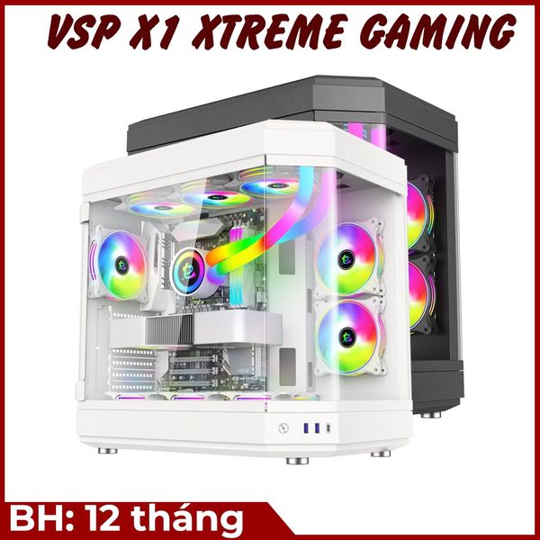 Case VSP X1 Extreme Gaming (Black / White)