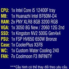 PC tản nước Custom TEKPC W3