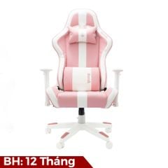 Ghế chơi game Warrior Raider Series – WGC206 Plus White/Pink