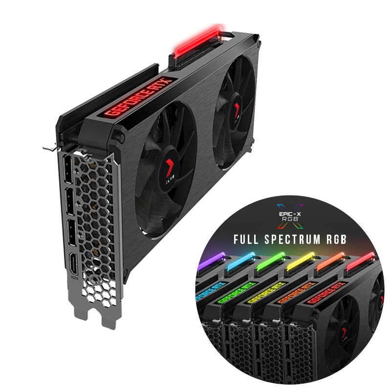 VGA PNY RTX 3060 Ti 8GB XLR8 Gaming REVEL EPIC-X RGB Dual Fan Edition