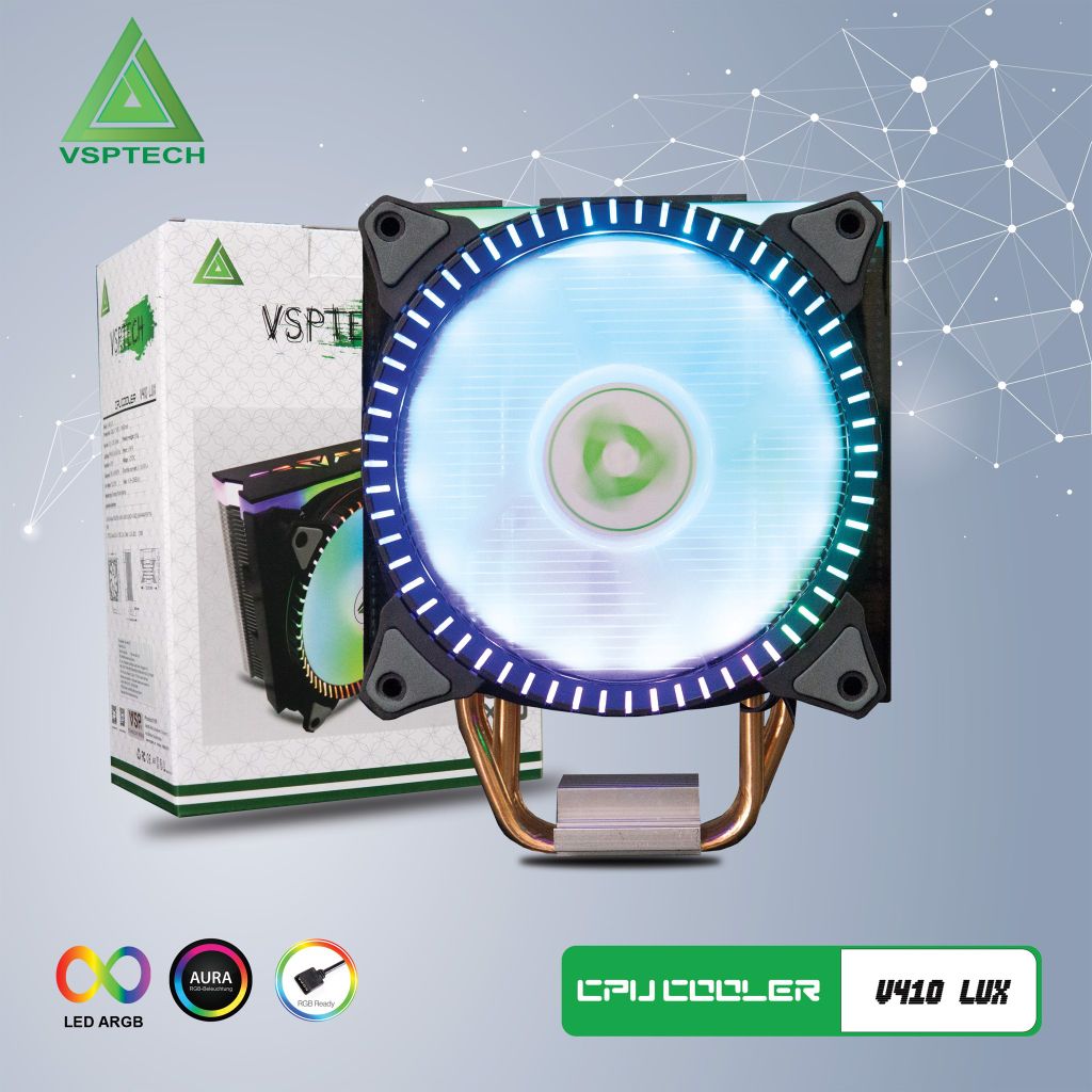 Tản nhiệt CPU VSP V410 Lux led RGB