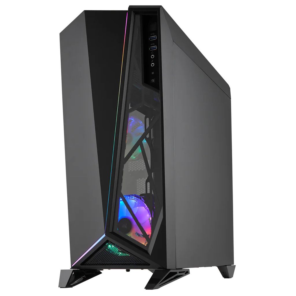 Case Corsair SPEC OMEGA RGB Black Tempered Glass Mid Tower Gaming Case