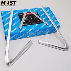 Ốp tam giác kính cố định trước chrome 4 pcs dùng xe Solati