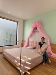 Màn công chúa- 1 lớp- Hồng