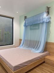 Màn khung xếp gọn- Màu Xanh