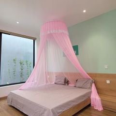 Màn treo trần - Màu hồng