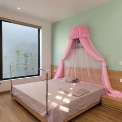 Màn công chúa- 1 lớp- Hồng