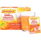 Bột sủi C tăng đề kháng Emergen-C Vitamin C 1000mg Super Orange 30 gói của Mỹ