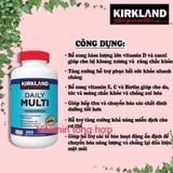 Vitamin tổng hợp KIRLAND DAILY MULTI 500 viên mỹ. ( Cho người từ 16-50 tuổi )