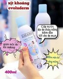 Xịt Khoáng Cung Cấp Nước Evoluderm Atomiseur Eau Pure Water 400ml của pháp.