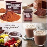 Bột Cacao Hershey Cocoa Nguyên Chất 100% không đường Của Mỹ 226g.