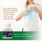 Viên uống bổ phổi thải độc phổi Vitatree Lung Detox hộp 60 viên của Úc .