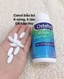 canxi cho bà bầu Ostelin vitamin D & calcium, hộp 130 viên của Úc - Ngăn ngừa dị tật xương cho bé từ trong bụng mẹ.