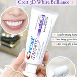 Kem Đánh Răng Trắng Răng Gấp 3 Lần CREST 3D White Brilliance Vibrant Peppermint - 110g Mỹ