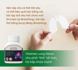 Viên uống bổ phổi thải độc phổi Vitatree Lung Detox hộp 60 viên của Úc .
