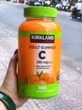 Kẹo Dẻo Bổ Sung Vitamin C Kirkland Adult Gummies C 250mg - 180 Viên mỹ.( mẩu mới ) đas 2022 .