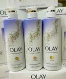 Set sữa tắm trắng da giảm thâm Olay Retinol 530ml x3 chai của Mỹ .