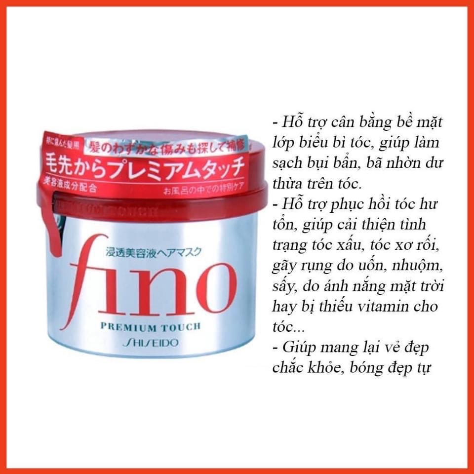 Kem Ủ Hấp Tóc Fino Premium Touch Shiseido 230g Giúp Tóc Óng Ả #33 Kem Ủ Hấp Tóc Fino Premium Touch Shiseido 230g Giúp Tóc Óng Ả