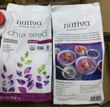 Hạt chia hữu cơ Mỹ Nutiva Organic Black Chia Seed 1.36kg