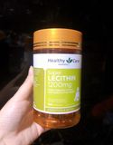 Mầm Đậu Nành Healthy Care Super Lecithin 1200mg hộp 100 viên Úc. ( Điều hòa nội tiết, rất tốt cho sức khỏe nữ giới )