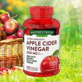 Dảm cân Apple Cider Vinegr 1200mg 180 viên của Mỹ .