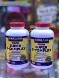Vitamin B Tổng Hợp Super B-Complex Kirkland 500 Viên mỹ  tăng đề kháng