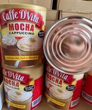 Bột cà phê hòa tan Caffe D’Vita Mocha Cappuccino 1.8kg Mỹ .( das 5/2022)