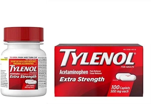 Tylenol Paracetamon  500mg 100 Viên , dảm đau hạ sốt của my.