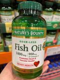 Dầu cá omega3  Fish Oil 1400mg hộp 130 viên của Mỹ .