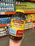 Dầu Cá Nature Made Fish Oil 1200mg Omega 3 Hộp 200 Viên Của Mỹ( mẩu mới)