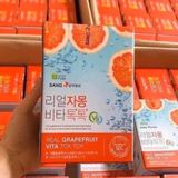 Nước Ép Bưởi Đẹp Da Giảm Cân Sanga Real Grapefruit Vita Tok Tok Hộp 30 Gói Hàn quấc.