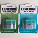 Miếng ngậm thơm miệng Listerine Pocketpaks (Vĩ 3 hộp x 24 miếng) hộp 72 miếng Hàng Mỹ .m
