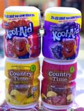 Bột Pha Nước Hoà Tan Country Time 4 vị - vị Kool aid của Mỹ .