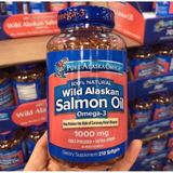 Omega3 Viên Uống Dầu Cá Hồi Pure Alaska Omega 3 Wild Salmon Oil 1000mg 210 Viên Của Mỹ