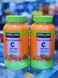 Kẹo Dẻo Bổ Sung Vitamin C Kirkland Adult Gummies C 250mg - 180 Viên mỹ.( mẩu mới ) đas 2022 .