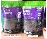 Hạt Chia Seeds Úc Túi Tím Absolute Organic 1kg xịn mẩu mới ,  ( hàng nội địa Úc về nguyên túi )