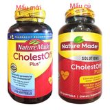 Viên Hỗ Trợ Giảm Cholesterol Nature Made CholestOff Plus 210 viên của Mỹ. ( Mẩu mới)