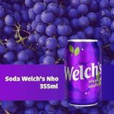 Nước ngọt Welch’s vị nho nguyên chất của Mỹ 1 lóc 12 lon.