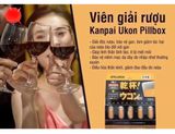 Viên giải rượu Pillbox Kanpai Ukon Gold 200mg Nhật bản nội địa Vỉ 5 viên.